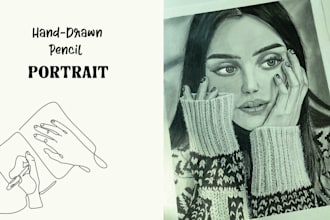 draw realistic pencil portrait from a photo