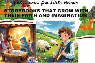 write and illustrate children storybooks, christian storybook kids activity book