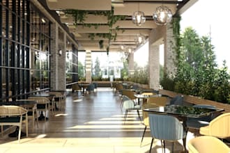 classic  restaurant and café VR,retail store,3d spa,3d hair salon,boutique,bar