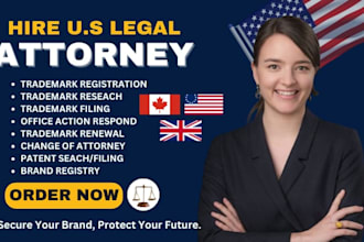 be US, UK licensed trademark registration attorney, office action, sou, noa