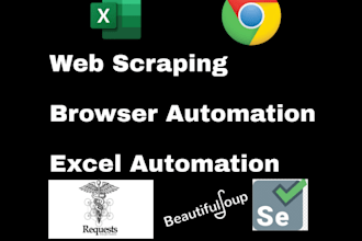do web scraping, browser automation, data scraping, and selenium texting in java