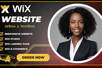 design, redesign, or develop your wix website with SEO optimization