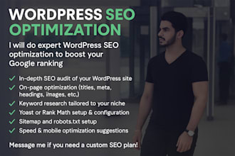 do expert wordpress SEO optimization to boost your google ranking