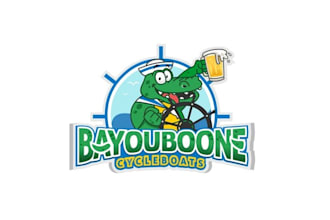 design glamorous floating pedal pub beer logo