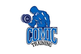 design top quality fitness and superhero company logo