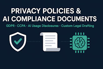 draft privacy and ai compliance policies tailored to your business