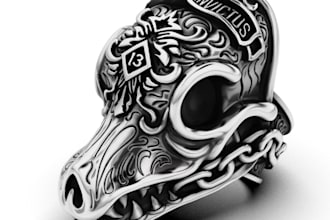 sculpt 3d jewelry design, ring, bracelet, pendant, necklace belt for 3d printing