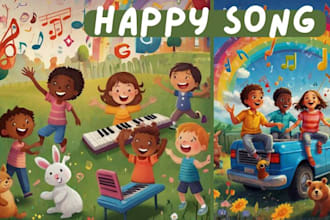 write and sing children songs, nursery rhymes, lullabies and kids music