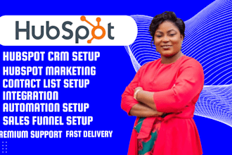 setup hubspot CRM for sales and marketing automation workflow apollo ai