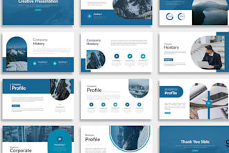 design business canva slide presentation, prezi, zoho, pitch deck presentation