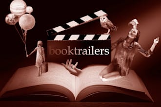 create amazing book trailer, book videos, cinematic trailer