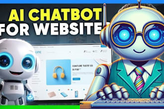 develop ai chat bot website, ai saas website, ai headshot website, ai resume