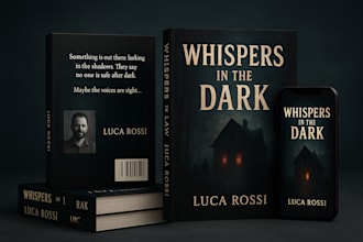 design chilling horror book cover kdp book paperback formatting book layout