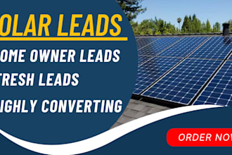 generate valid real estate and solar homeowner contact leads