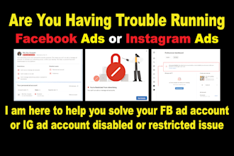 fix issues or set facebook business manager and ad account