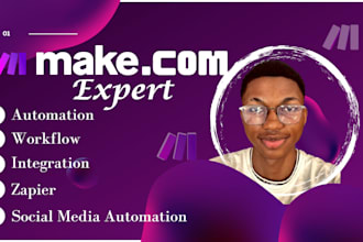 make com automation make com automate business using makecom zapier make com
