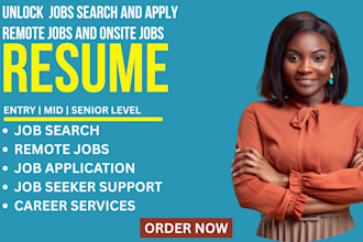 search and apply for jobs, including remote and onsite positions