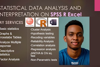 provide data analysis, spss data analysis, report interpretation,interpretation