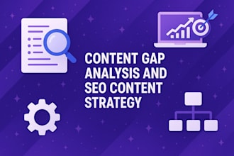 do content gap analysis and SEO content plan to boost rankings and traffic