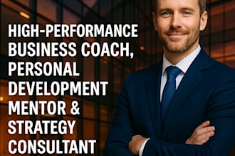 be your business consultant, coach or mentor