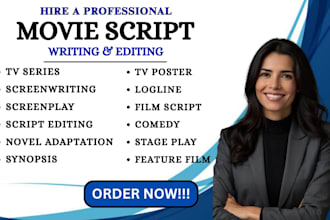 write, edit, format screenplay stageplay TV series, screenwriting in final draft