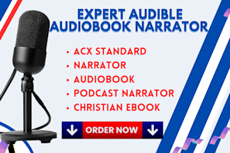 record audible acx standard audiobook, book to audio, christian ebook narrator