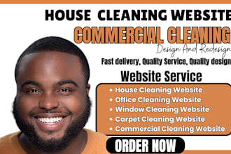 cleaning service website commercial cleaning website