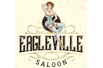 design corporate saucy sexy vintage salon and bar logo