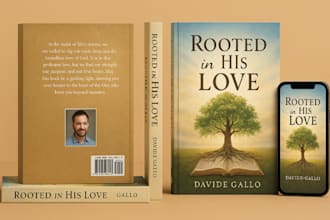 design inspirational christian devotion modern book cover design KDP book cover