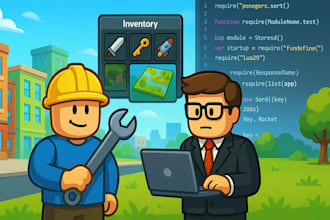 create a complete roblox game with thumbnail design and custom map