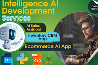 develop rag iai ecommerce marketplace app, ai CRM inventory sales assistant app