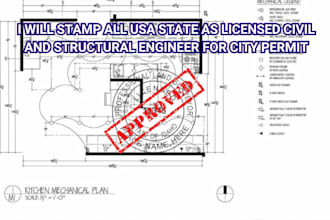 stamp all usa state as licensed civil and structural engineer for city permit