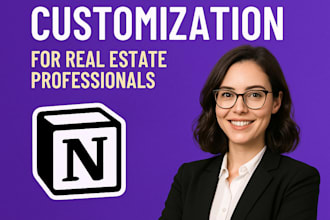 notion setup and customization for real estate professionals