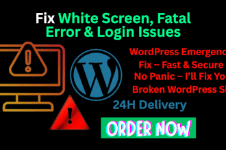 fix wordpress white screen, wordpress fatal error SMTP server, wp login issues