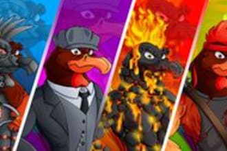 design game banner for gaming, twitch, youtube, twitter, nft banner