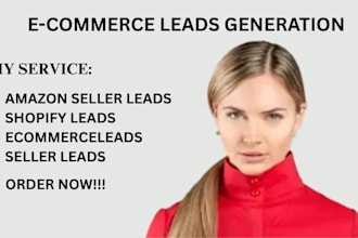 targeted ecommerce leads generation for amazon shopify wordpress seller leads