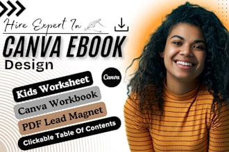 canva ebook design kids worksheet workbook lead magnet canva ebook formatting