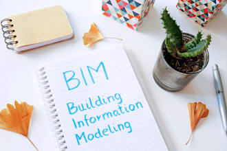 create 3d bim model, 3d revit model, floor plan, elevation, sketchup bim model