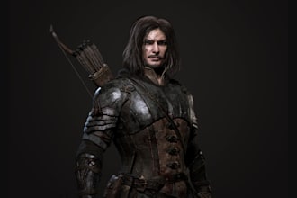 3d character for game, ue5 npcs, 3d game model, 3d game assets in unity, unreal