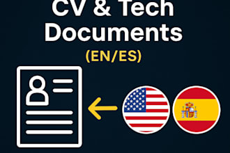 translate your CV or technical documents