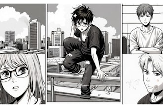 draw manga, comic nsfw, manga panel, comic artist, comic illustration, ai anime