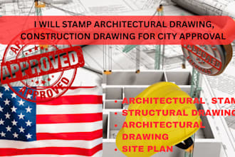 stamp seal review architectural drawing structural drawing floor plan house plan