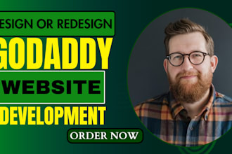develop godaddy website godaddy ecommerce godaddy website redesign goddady seo