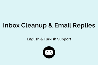 organize your inbox and write clean english email replies