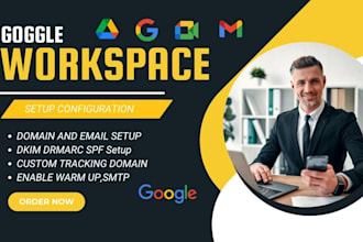 setup google workspace gsuite 365 business email mx dns spf dkim dmarc records
