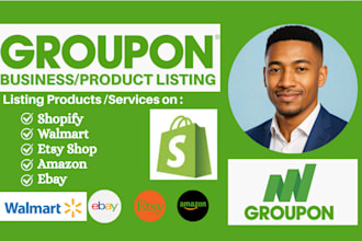 do product listing on groupon shopify amazon ebay etsy shop SEO ecommerce store