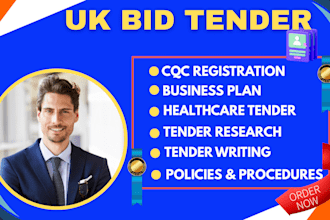do grants cqc registration, homecare healthcare UK bid tender writing research