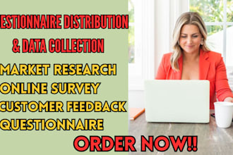 distribute market research questionnaire to gather online survey responses