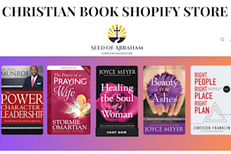 build dynamic christian book shopify store children book dropshipping store