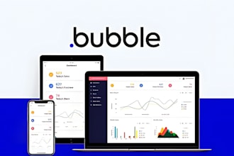 build bubble app, bubble io mvp web app, bubble io saas website app developer
